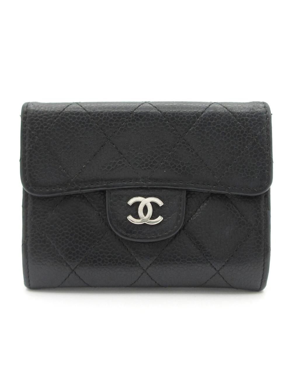 Chanel Matelasse Black Calfskin Coin #364143C10B
